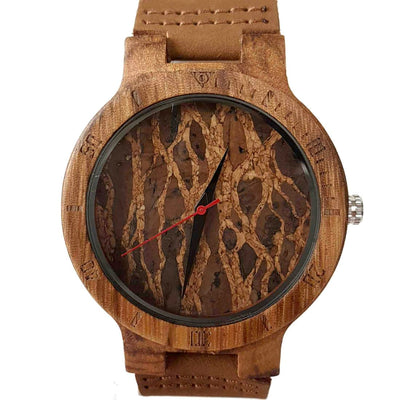 Core Cork IV | Zebrawood & Cork - Tree Ticker