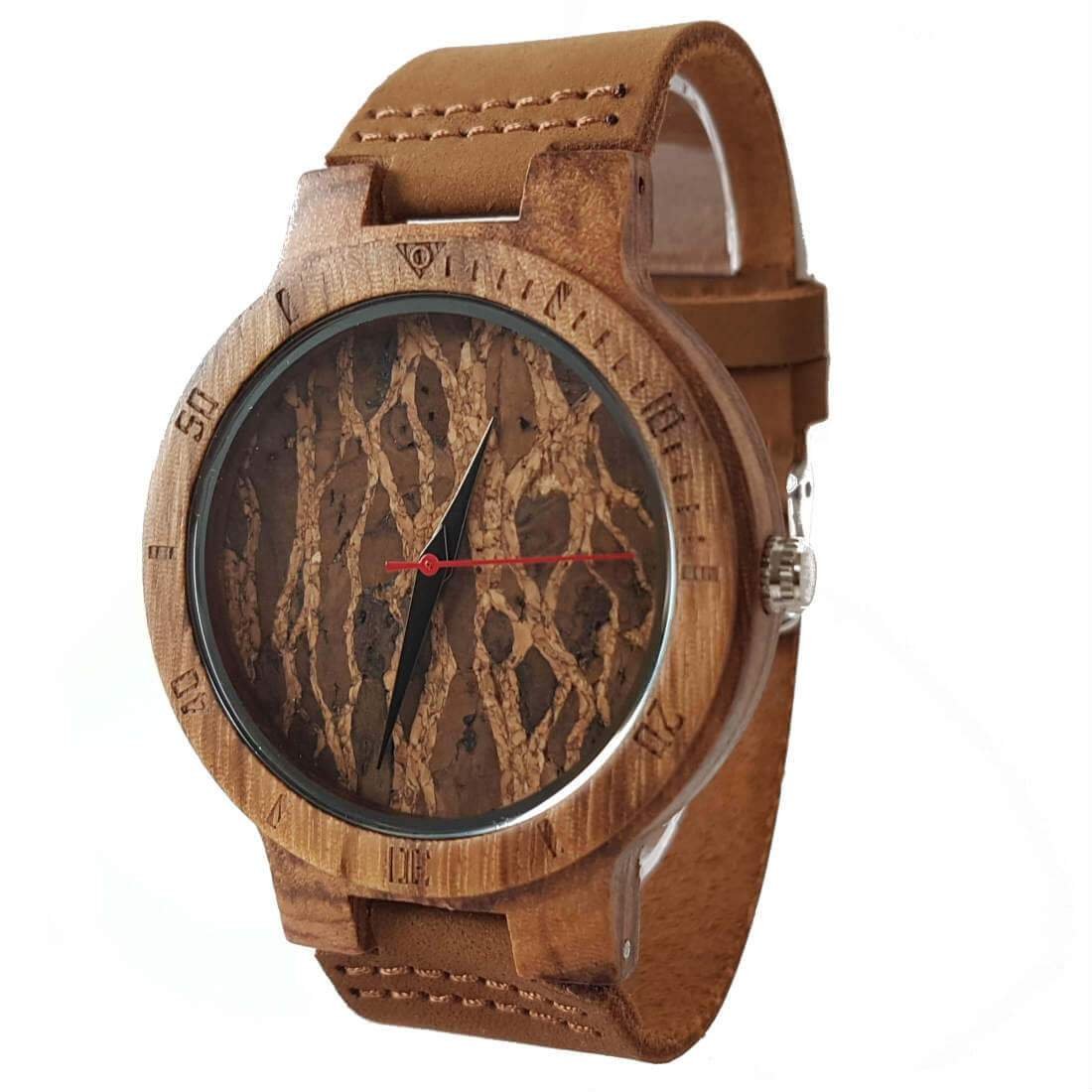 Core Cork IV | Zebrawood & Cork - Tree Ticker
