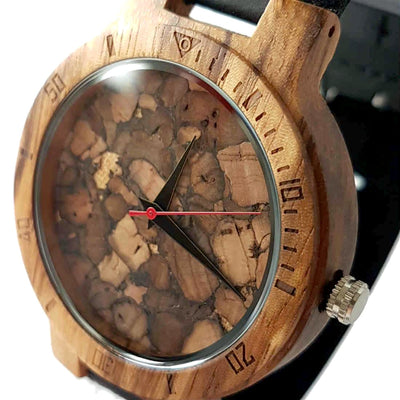 Core | Zebrawood & Cork - Tree Ticker