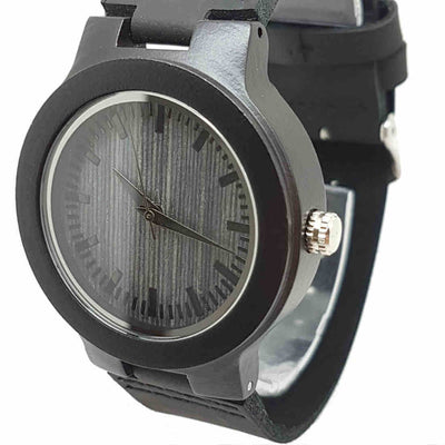 Slate | Ebony Wood - Tree Ticker