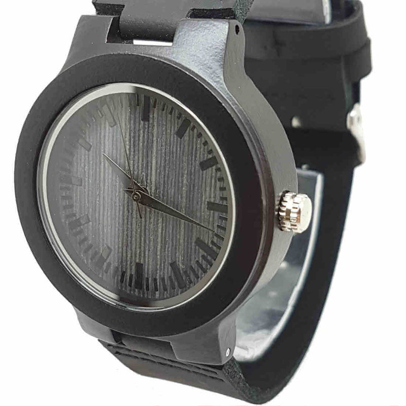 Slate | Ebony Wood - Tree Ticker