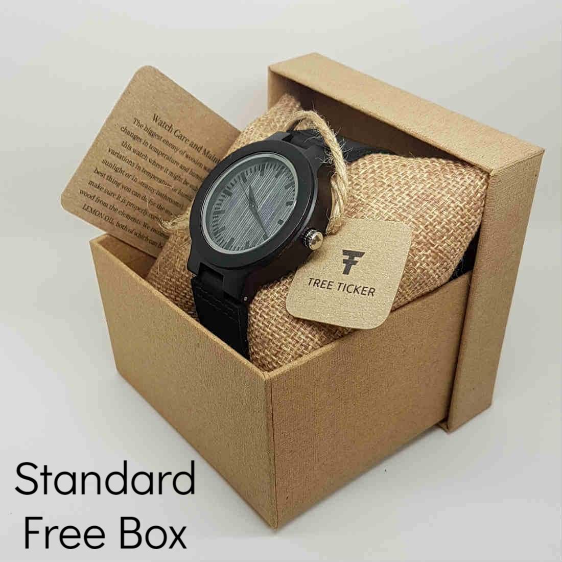 Slate | Ebony Wood - Tree Ticker