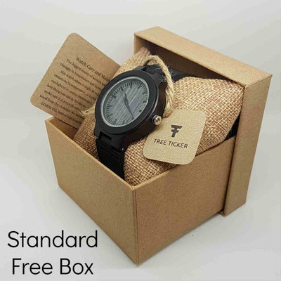 Slate | Ebony Wood - Tree Ticker