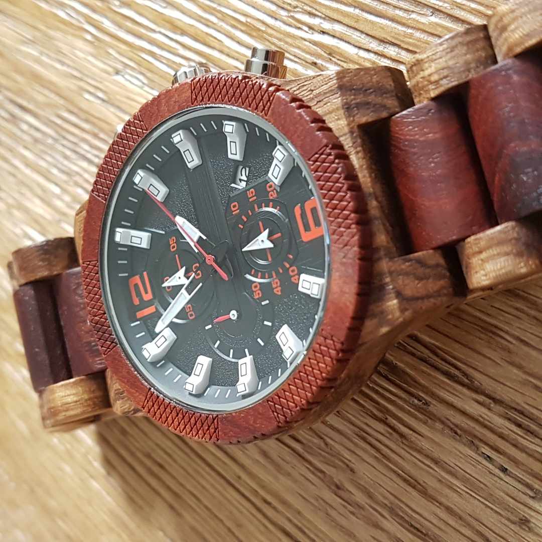 Khali I | Zebrawood & Red Sandalwood - Tree Ticker