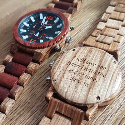 Khali I | Zebrawood & Red Sandalwood - Tree Ticker