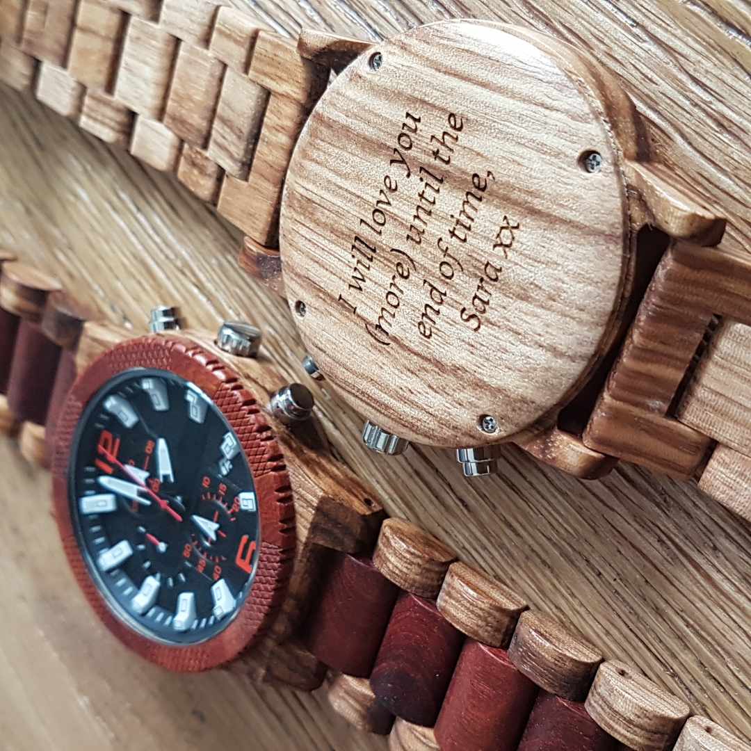 Khali I | Zebrawood & Red Sandalwood - Tree Ticker
