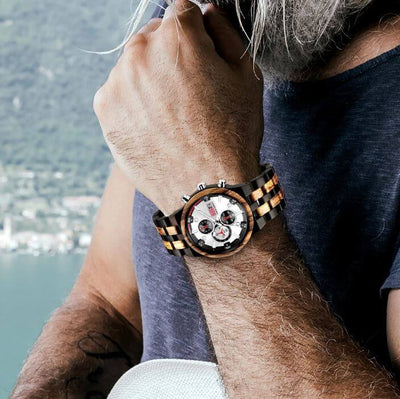 Amare III | Ebony & Zebrawood - Tree Ticker