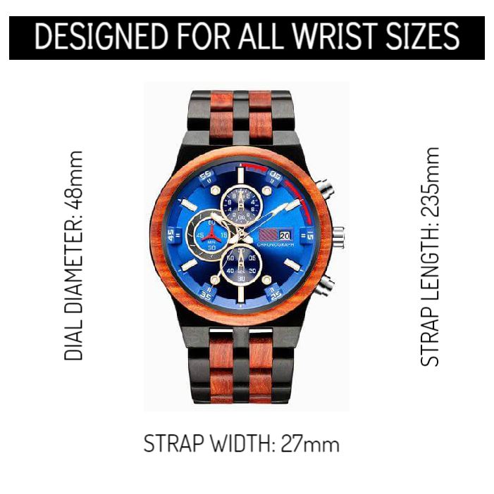 Amare II | Ebony & Red Sandalwood - Tree Ticker