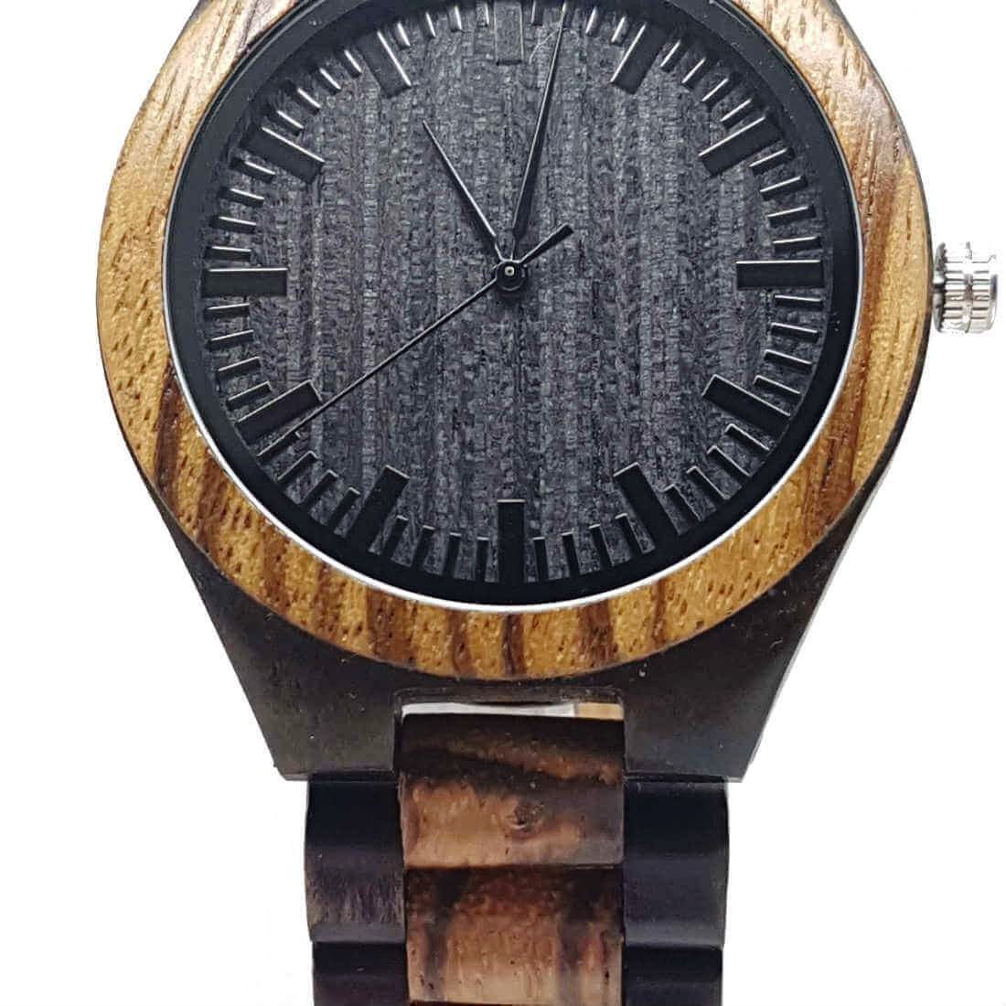 Amsel | Ebony & Zebrawood - Tree Ticker