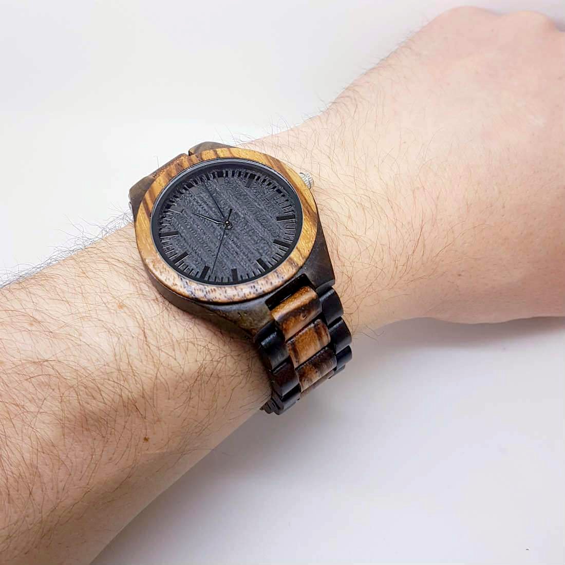 Amsel | Ebony & Zebrawood - Tree Ticker