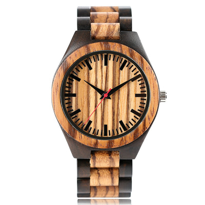 Alpine I | Ebony & Zebrawood - Tree Ticker