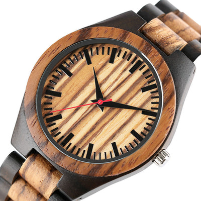 Alpine I | Ebony & Zebrawood - Tree Ticker