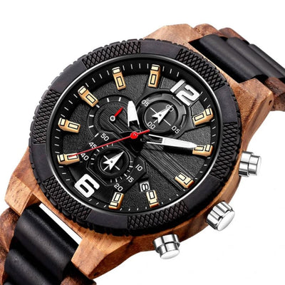 Khali II | Zebrawood & Ebony - Tree Ticker