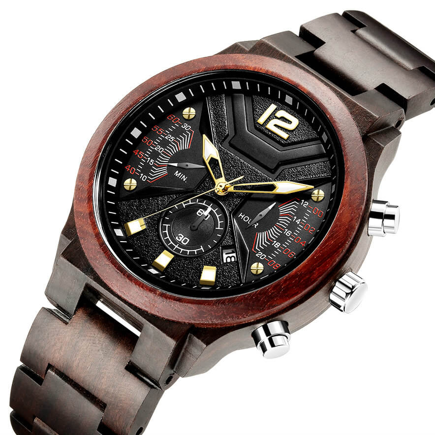 Kimoni I | Black & Red Sandalwood