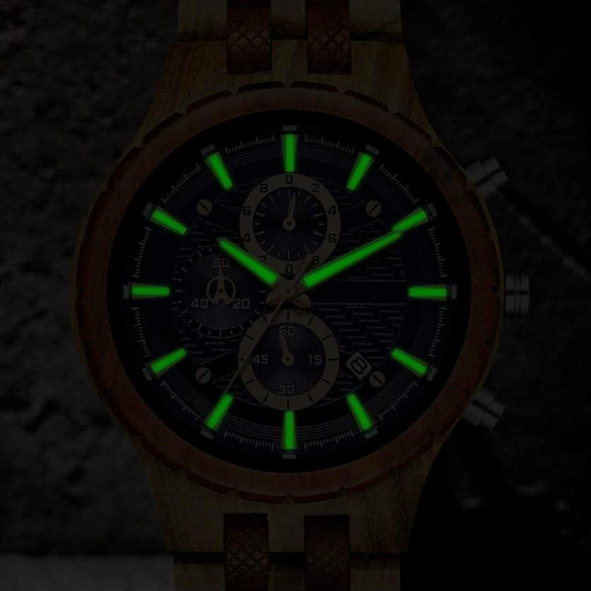 Omari | Zebrawood & Red Sandalwood - Tree Ticker