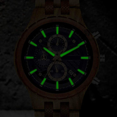 Omari | Zebrawood & Red Sandalwood - Tree Ticker