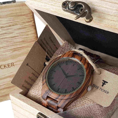 Zebrano | Groomsmen Watches x8 - Tree Ticker