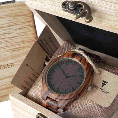 Zebrano | Groomsmen Watches x7 - Tree Ticker