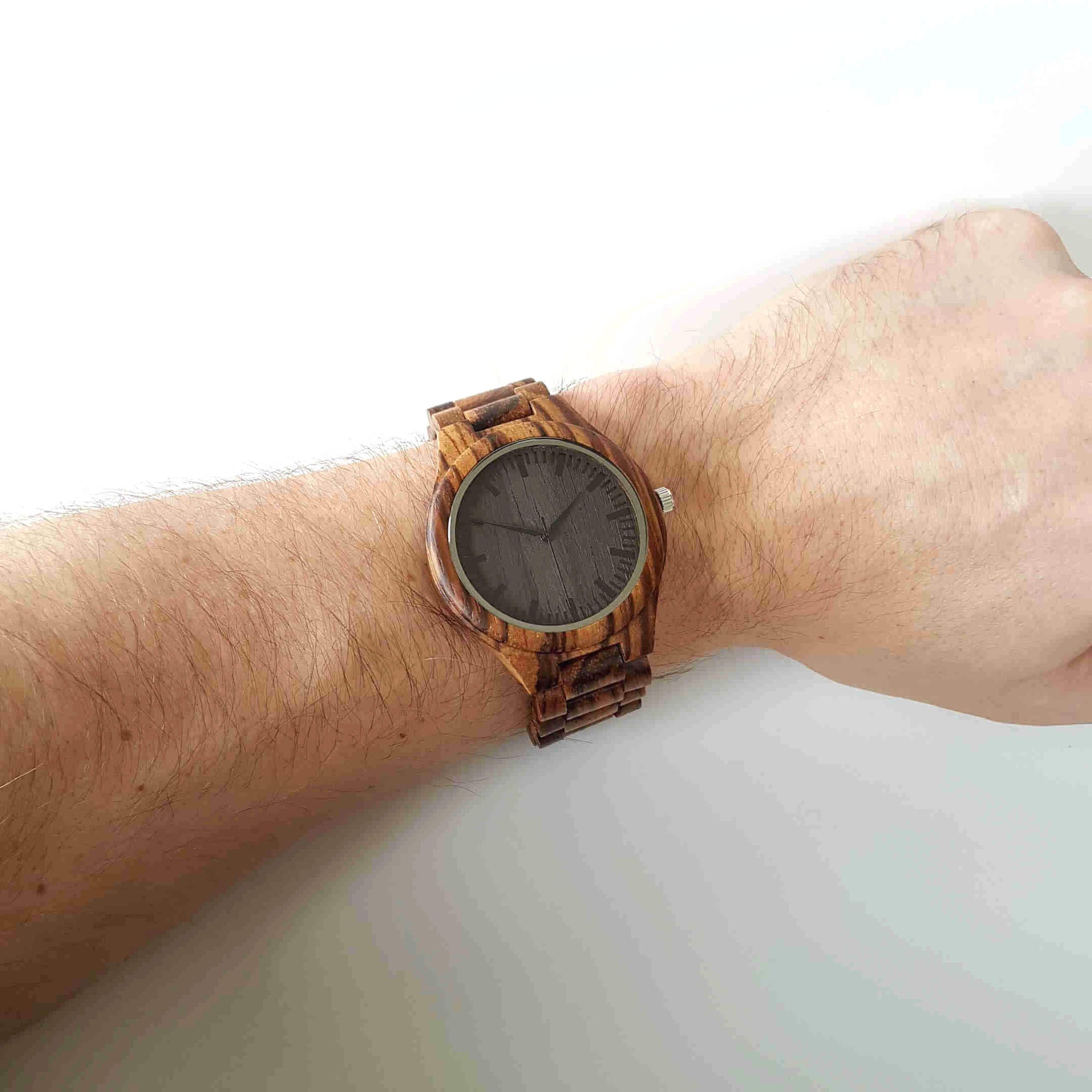 Zebrano | Groomsmen Watches x5 - Tree Ticker