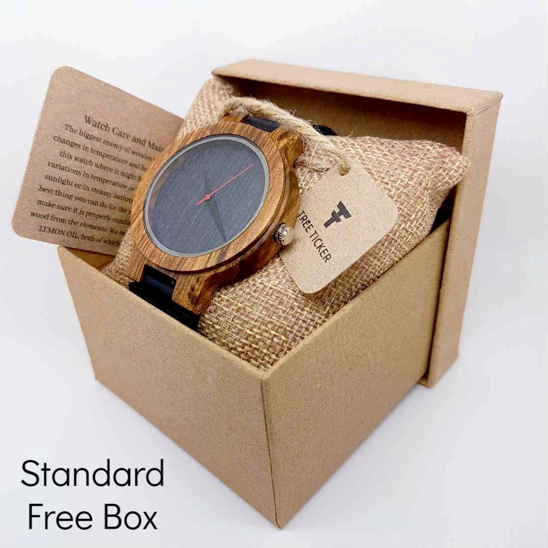 Core Black | Zebrawood - Tree Ticker