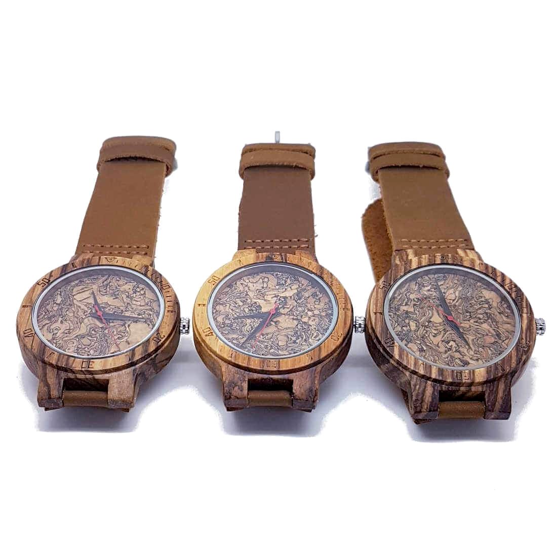 Core Cork II | Zebrawood & Cork - Tree Ticker