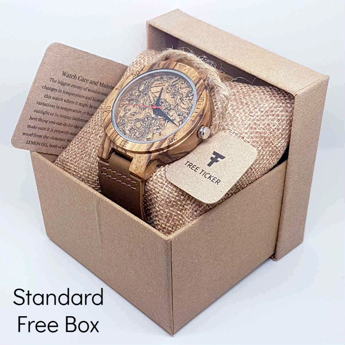 Core Cork II | Zebrawood & Cork - Tree Ticker