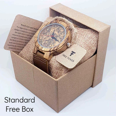 Core Cork II | Zebrawood & Cork - Tree Ticker