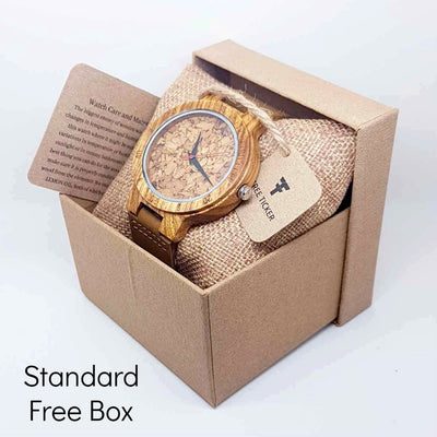 Core Cork III | Zebrawood & Cork - Tree Ticker