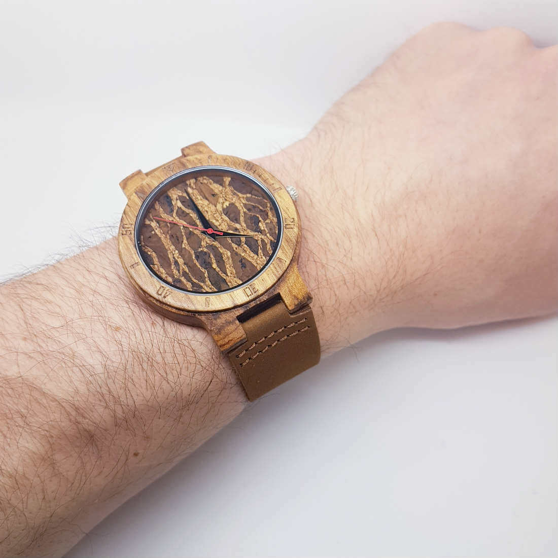 Core Cork IV | Zebrawood & Cork - Tree Ticker