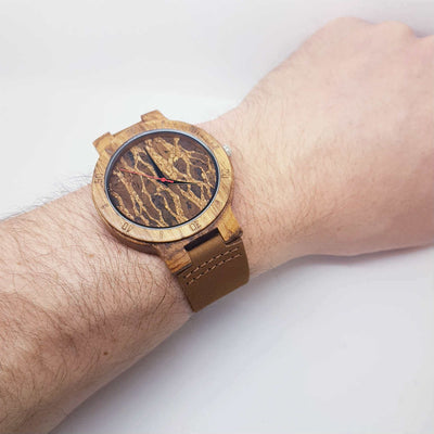 Core Cork IV | Zebrawood & Cork - Tree Ticker