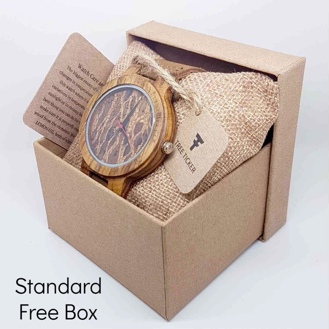 Core Cork IV | Zebrawood & Cork - Tree Ticker