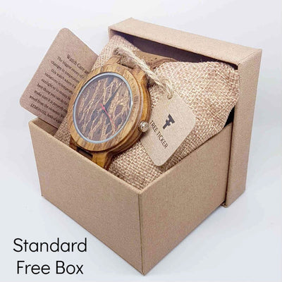 Core Cork IV | Zebrawood & Cork - Tree Ticker