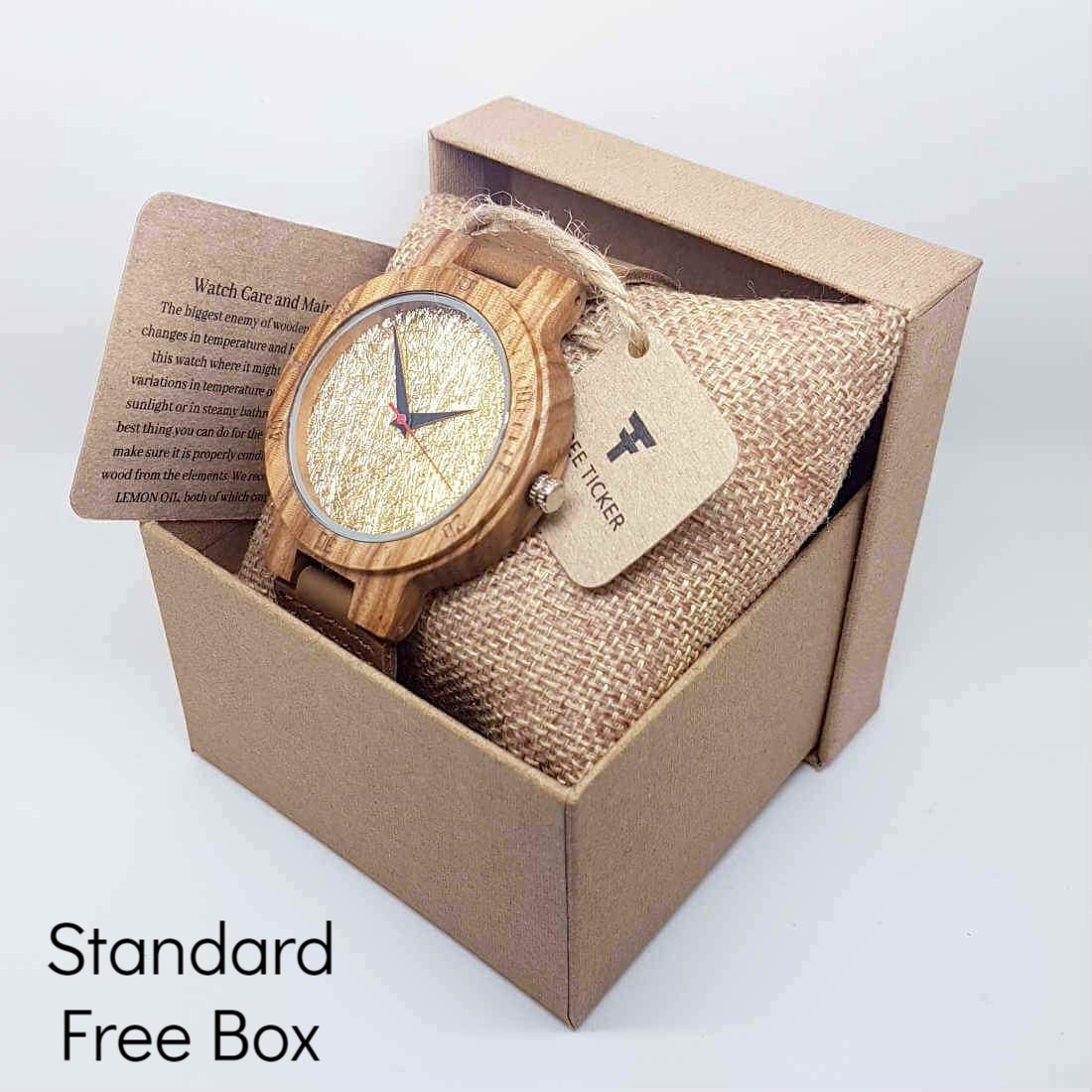 Core Gold | Zebrawood - Tree Ticker