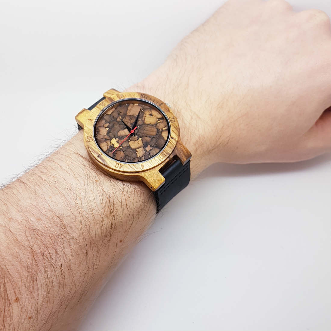 Core | Zebrawood & Cork - Tree Ticker