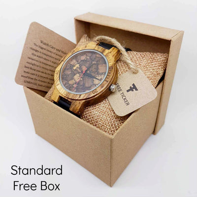 Core | Zebrawood & Cork - Tree Ticker