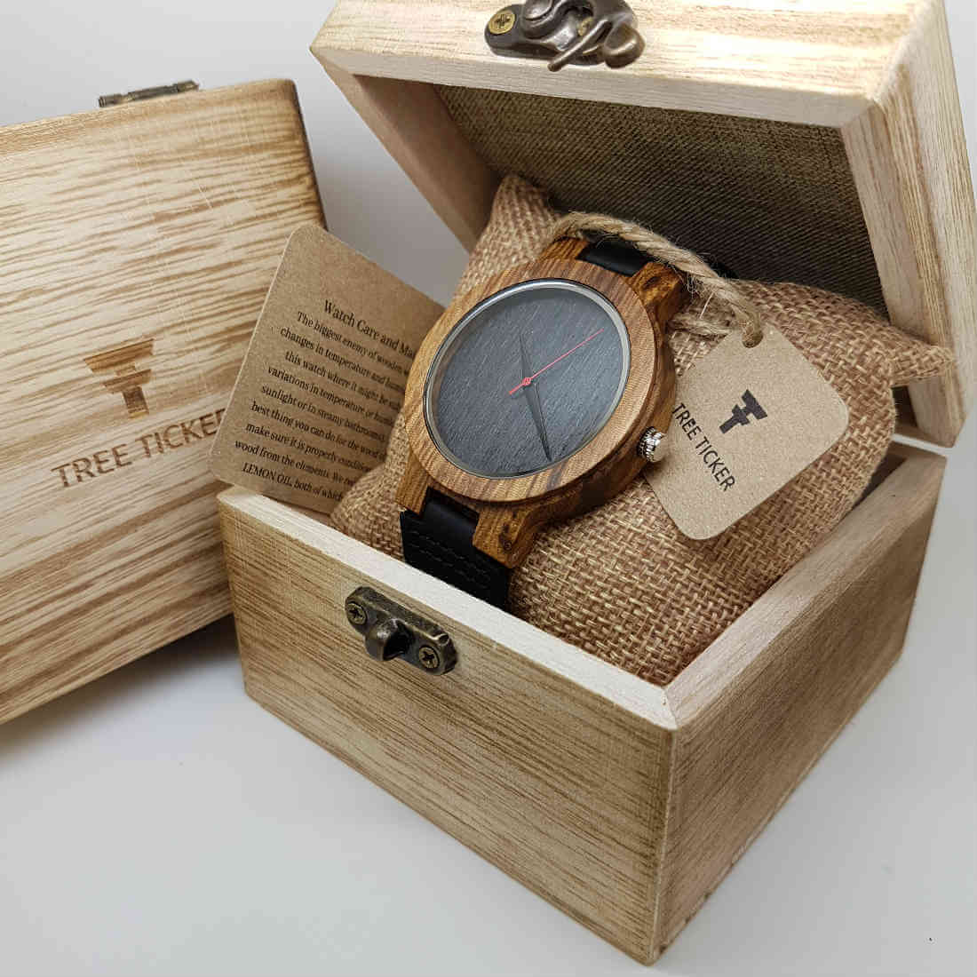 Core Black | Zebrawood - Tree Ticker