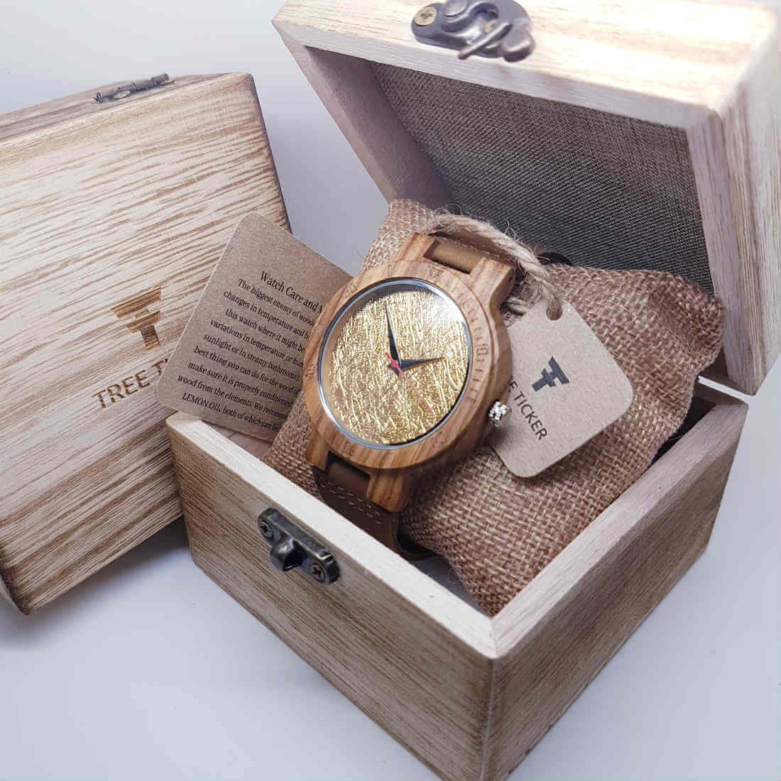 Core Gold | Zebrawood - Tree Ticker