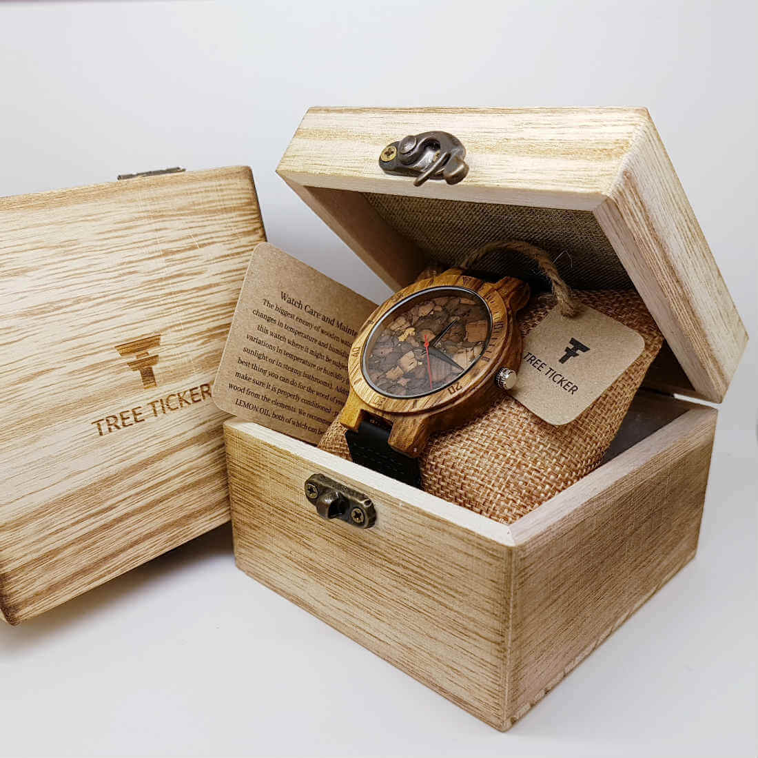 Core | Zebrawood & Cork - Tree Ticker