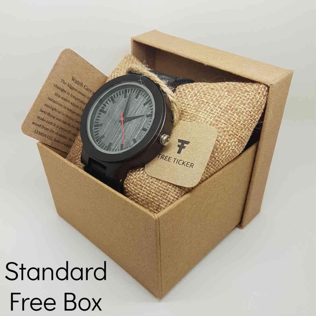 Slate | Ebony Wood - Tree Ticker