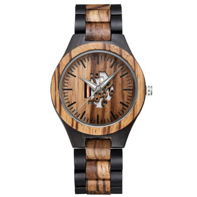 Waru II | Ebony & Zebrawood - Tree Ticker