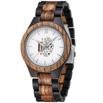 Waru III | Ebony & Zebrawood - Tree Ticker