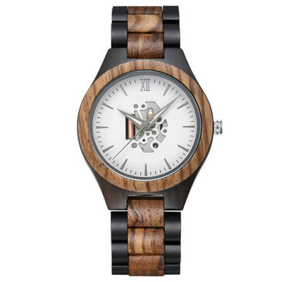 Waru III | Ebony & Zebrawood - Tree Ticker