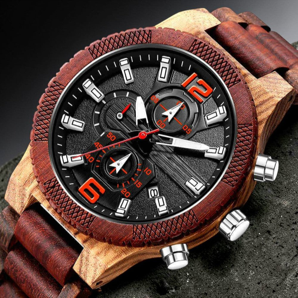 Khali I | Zebrawood & Red Sandalwood