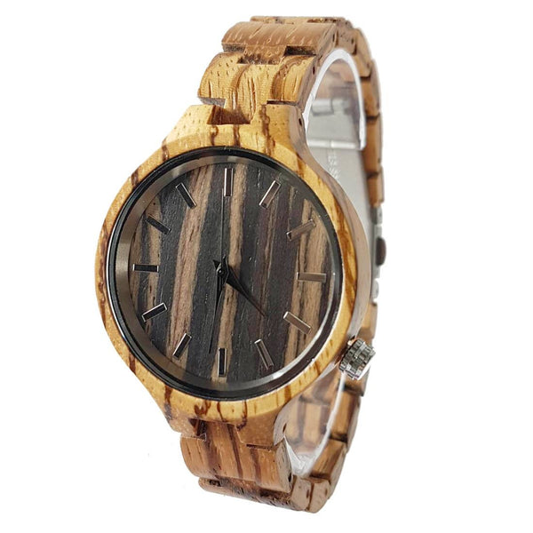 Grain Zebrawood Womens Watch UK– Tree Ticker