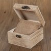 Bamboo Wooden Watch Box with hessian cushion - Tree Ticker