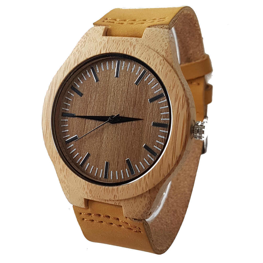 Hoku Coffee Groomsmen Wooden Watches Tree Ticker