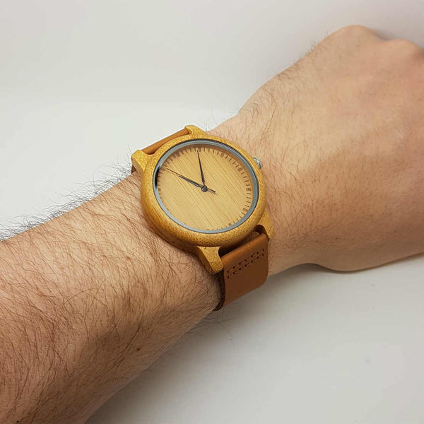 Moga | Mens Bamboo Watch | Wooden Watches UK– Tree Ticker