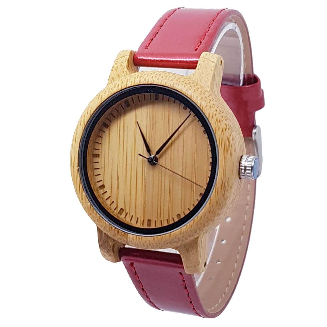 Folia IV Bamboo Wooden Watch for Women Tree Ticker