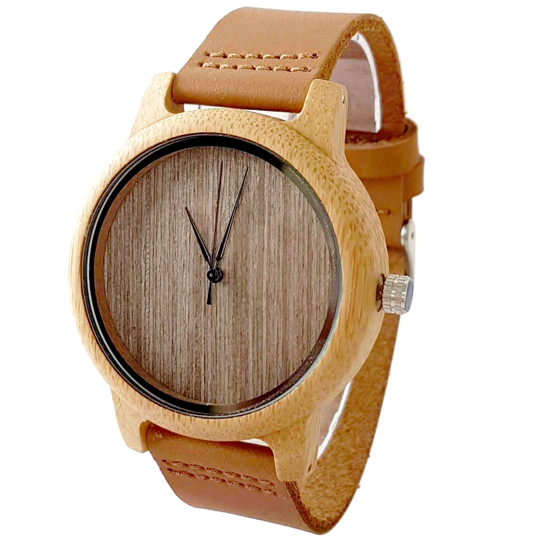 Husk II Bamboo Mens Watch Tree Ticker