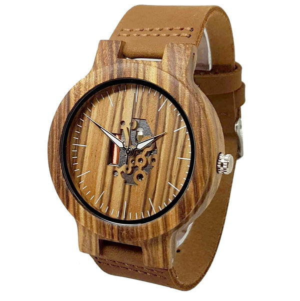 Kano Zebra Wood Watch Mens Wooden Watches– Tree Ticker
